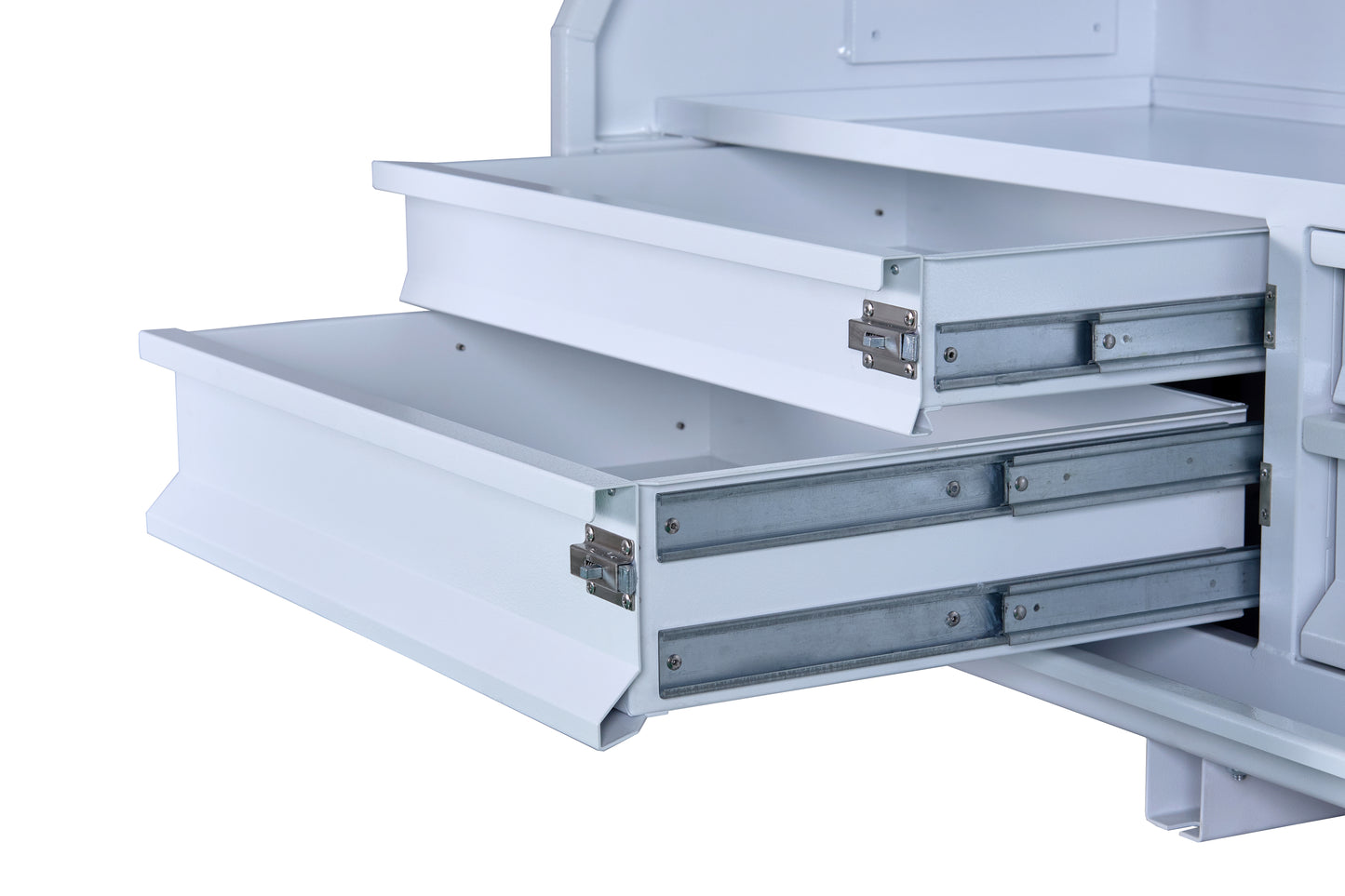 1360 Aluminium Series - 4 DRAWERS (2 Side By Side) & 2 SHELVES