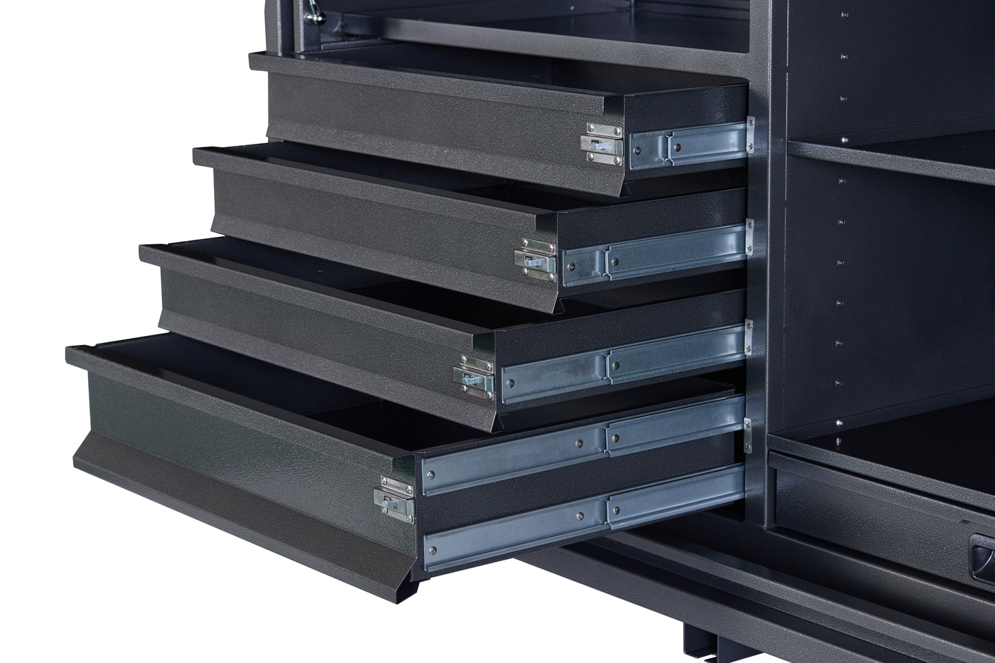 1400 Series - SQUARE FRONT, 4 DRAWERS & 5 SHELVES