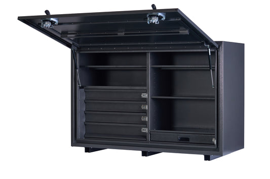 1400 Series - SQUARE FRONT, 4 DRAWERS & 5 SHELVES