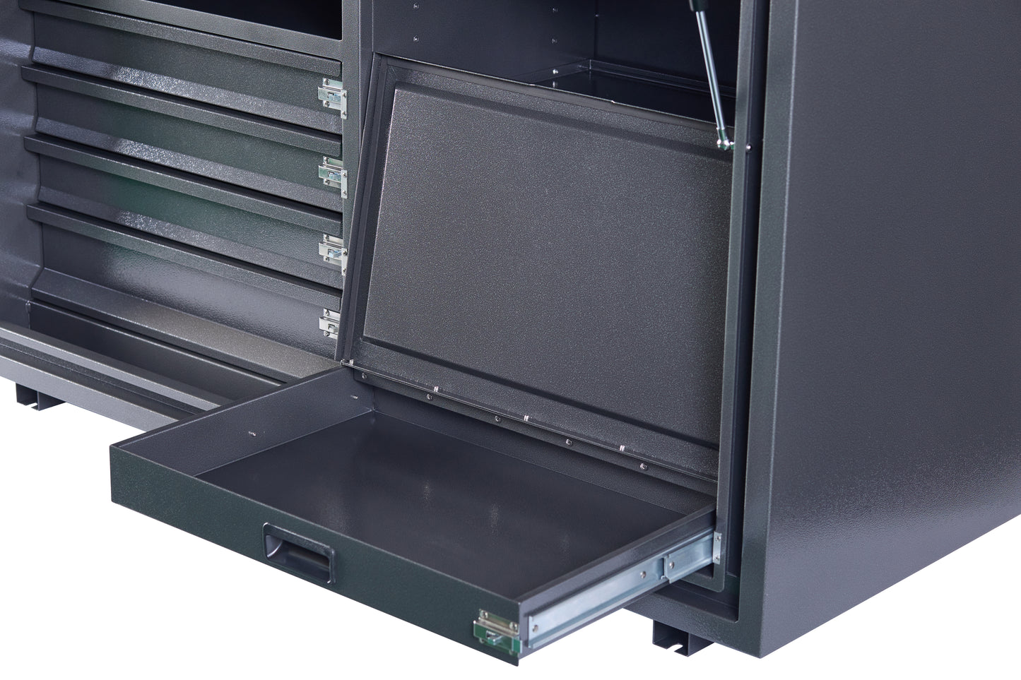 1400 Series - SQUARE FRONT, 4 DRAWERS & 5 SHELVES