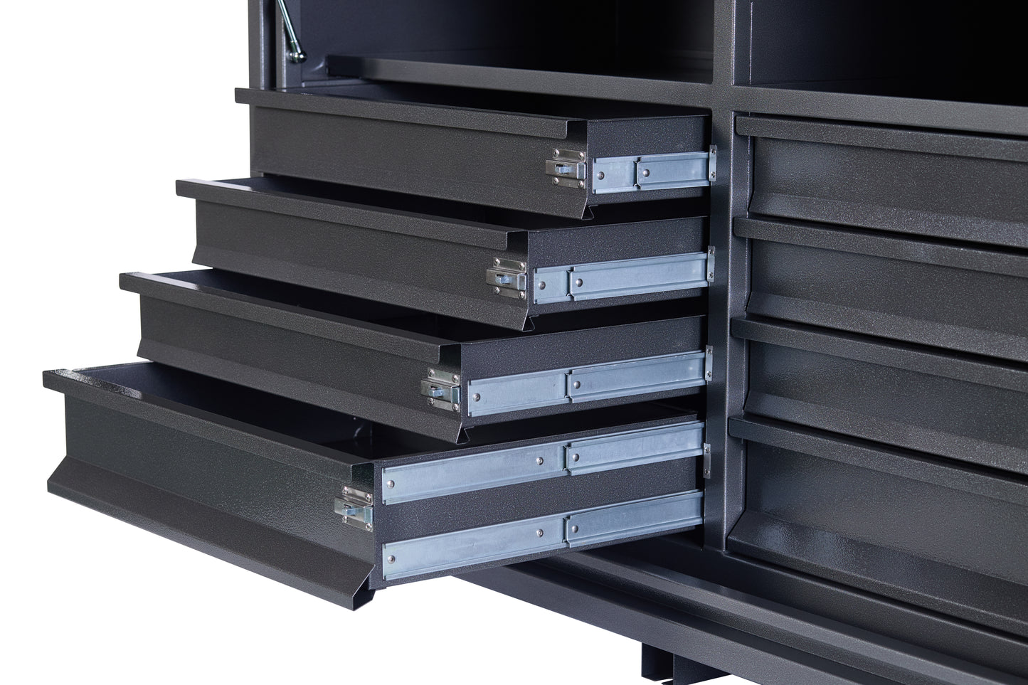 1400 Series - SQUARE FRONT, 8 DRAWERS & 4 SHELVES