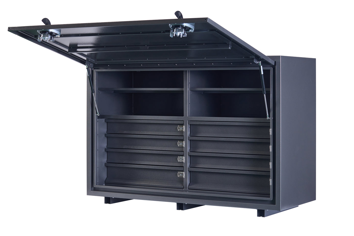 1400 Series - SQUARE FRONT, 8 DRAWERS & 4 SHELVES