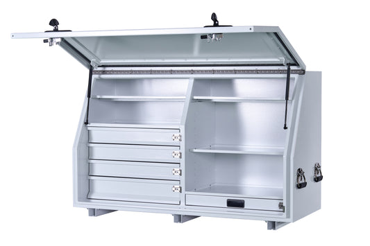 1360 Aluminium Series - 4 DRAWERS & 5 SHELVES