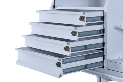 1360 Aluminium Series - 4 DRAWERS & 5 SHELVES