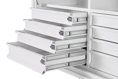 1400 Series - SQUARE FRONT, 8 DRAWERS & 4 SHELVES