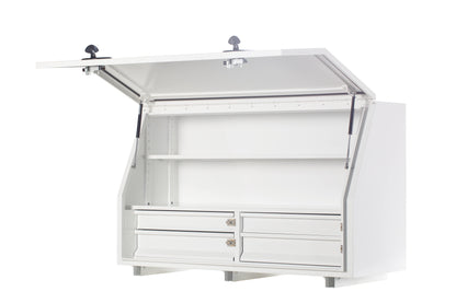 1360 Series - 4 DRAWERS (2 Side By Side) & 2 SHELVES