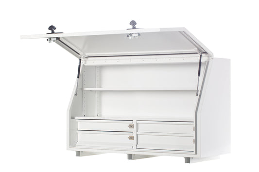 1360 Series - 4 DRAWERS (2 Side By Side) & 2 SHELVES