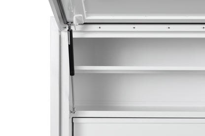 1400 Series - SQUARE FRONT, 4 DRAWERS (2 Side By Side) & 2 SHELVES